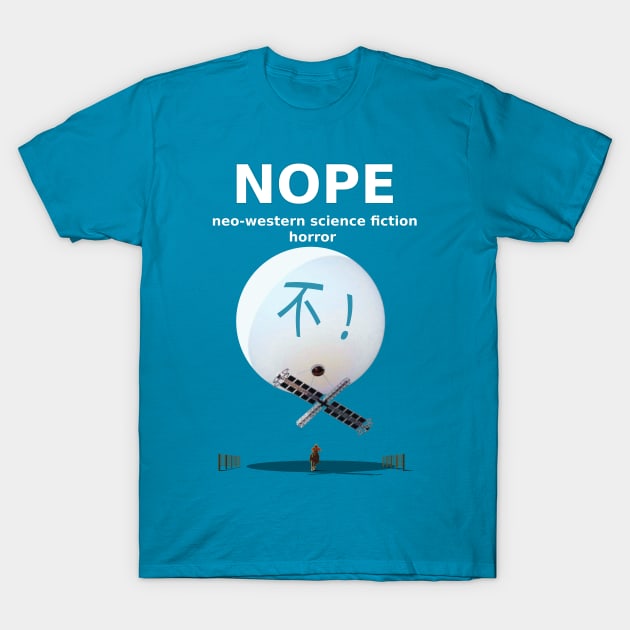 NOPE (2022) movie poster PARODY T-Shirt by SPACE ART & NATURE SHIRTS 